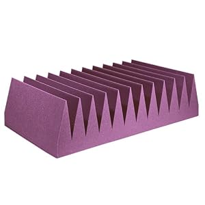 Auralex 12VEN24PLU Venus Bass Traps in Plum; 2- 2'x4'x12 Panels by 