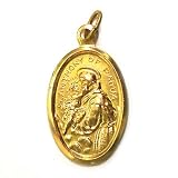 St Anthony Gold Pendant an Necklaces