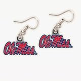 Mississippi Rebels Official Logo Earrings