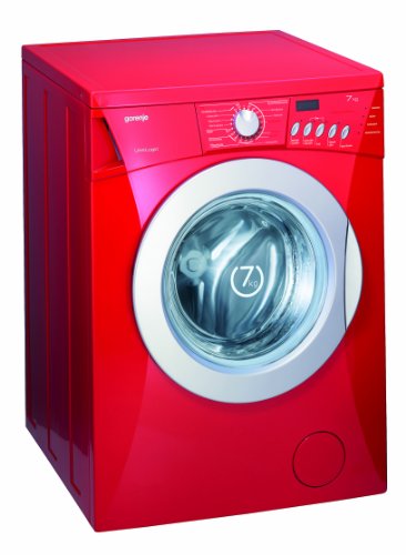 Gorenje WA 72149 RD Waschmaschine /  Frontlader / A+++ AA / 1400 UpM / 0.11 kWh / 49 Liter / 7 kg / Eco 15&deg; C / Quick 17`  / rot / Plus X Award /  ...
