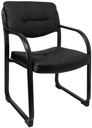 Leather Executive Side Chair [BT-510-BK-GG]