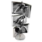 Review Cupe Coy  / 3-Photo Revolving Metal Frame- Brushed Aluminum(6x4'')