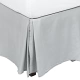 DKNY Urban Etch Iridescent Sheer Bedskirts, French Blue