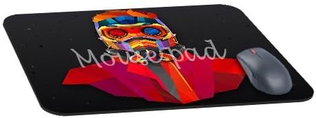 One Piece Personalized Mouse Pads Dark Man Art Colorful Armor Customized Mousepad Rectangle Non-Slip Rubber Gaming Mat 10"X8"