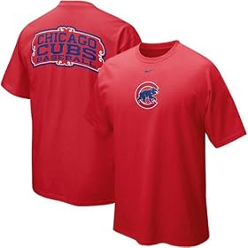 Nike Chicago Cubs Red Hanging Curve T-shirt