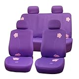 Car Seat Cover Full Set Bloom Purple Fb053 Purple 114