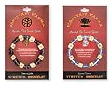 KONSTANT KARMA Bead & Wood Prayer Stretch Bracelet w/ Charm