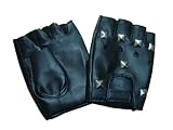 *** PROMOTION *** Gants Mitaines simili cuir - Homme ou Femme - Taille unique