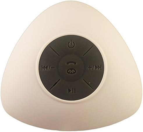 Triangle Mini Wireless Waterproof Bluetooth Shower Speaker Hands Free Speaker for iPhone/iPad/Cellphones - WHITE