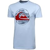 Quiksilver Aquaduct Slim Fit Organic T-Shirt - Skylight