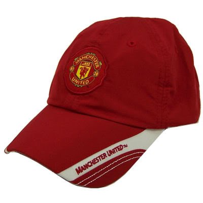 MANCHESTER UNITED SOCCER OFFICIAL LOGO YOUTH ADJUSTABLE HAT CAP