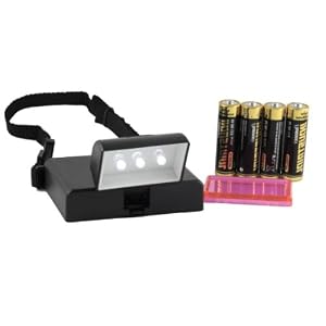 Beam N Read LED 3 Hands Free Travel Book Light with 3 Bright LEDs; Batteries Included Last... by 
