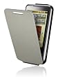elago Genuine Leather Flip Case for Samsung Omnia i910 - Silver