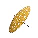 Quasimoon PaperLanternStore.com 32 Inch Orange Polka Dot Paper Parasol Umbrella