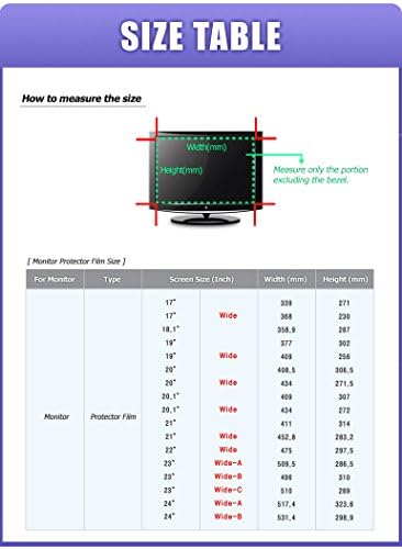 [20.1" 409mm (W) x 307mm (H)] NANOBLIND Privacy Screen Filter Film for 20.1-inch LCD Monitor