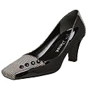 J.Renee Women's Willa Pump,Black Patent,8.5 M