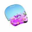 Fellowes Photo Gel Mouse Pad and Wrist Rest with Microban Protection, Pink Flowers (9179001)