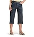 Lee Jeans Women's Plus Comfort Waist Surplus Capri