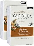 Yardley of London Naturally Moisturizing Bar Soap Oatmeal & Almond 3+1 Free