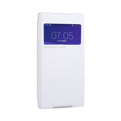Nilkin sparkle pu flip window wake up cover case for so…