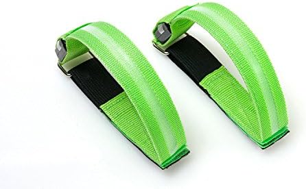 Reflective Sports Armband (Set of 2) - LED Flashing Safety Light - FREE Batteries, Fully Adjustable Elastic Extender - Designed for Running, Jogging, Walking, or Cycling at Night