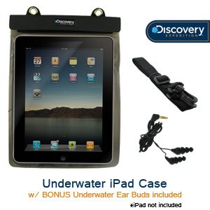 iHip Discovery Expedition Submariner Underwater iPad Case with Underwater Earbuds
