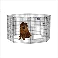 Exercise Pen with Door in Black Finish Size: 48" H (X-Large)