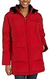 Liz Claiborne Women's Short Zip Front Hooded Mellow Pile Lined Jacket