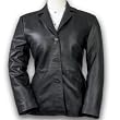 Ladie's Lambskin Leather Blazer