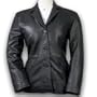 Ladie's Lambskin Leather Blazer