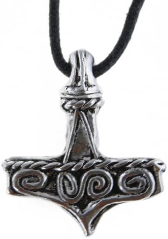 Thor's Hammer or Mjolnir - Norse Amulet - Solid Pewter