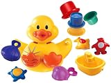 BabyBaby 70027 - Badewannen-Spielzeugset Ente