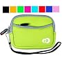 Assorted Color - Soft Neoprene Polychloroprene Camera Case for Panasonic Lumix Dmc-fx580 Dmc-fx48 Dmc-fs25 Dmc-ts1 Dmc-fs6 Dmc-ls85 Dmc-fs6 Dmc-fs15 Dmc-fs7 DMC-FX520+ Screen Protector Kit
