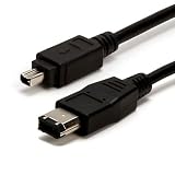 Firewire Male to Male Ieee-1394 6p/4p Gold-plated ,10 Ft