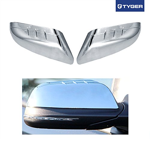 Fit 2012-2014 Ford Edge/Lincoln MKX Chrome ABS Mirror Cover (Top Half Cover)