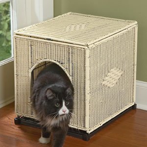 Litter Pan Cover, Large, Natrual
