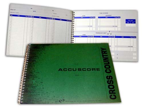 Accuscore Cross Country Scorebook