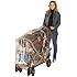 Jeep Tandem Stroller Weather Shield, Baby Weather Protector, Stroller Accessory, Storage Pockets, Clear