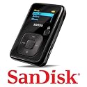 Sandisk Sansa Clip Clip+ Plus 4GB MP3 Player with microSD microSDHC Slot - Black