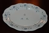 Johann Haviland Bavaria Germany Fine China Blue Garland Pattern- 12 7/8 Inch Serving Platter