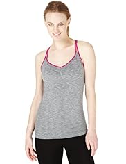 Active Performance Seamfree Racer Back Strappy Vest Top