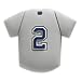 CAPerz - Baseball Jersey No. 2 - Gray/Navy/White