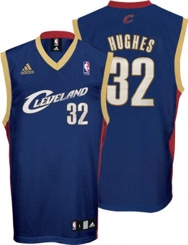 Larry Hughes Youth Jersey: adidas Navy Replica #32 Cleveland Cavaliers Jersey