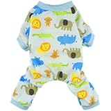 Fitwarm&reg; Cute Lion Dog Pajamas Dog Jumpsuit Dog Clothes Soft Dog Shirt, Large