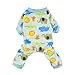 Fitwarm Cute Lion Dog Pajamas Dog Jumpsuit Dog Clothes Soft Dog Shirt, X-large