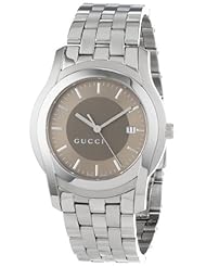Gucci Womens YA055215 G Class Medium Brown Matte Dial Watch