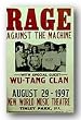 Rage Against The Machine by Reproduction Concert Poster 14"x22" Art Print Poster