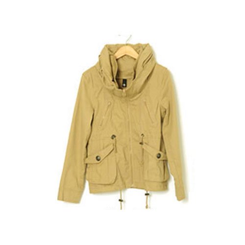 フード ウォッシュ デニム ジャケット ミリタリージャケット 春ジャケット 秋ジャケット 春コート スプリング ショート アウター モッズジャケット 春物 レディース 女性