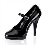 Women's Pleaser FLAIR 487 Closed Toe Mary-Jane Pumps