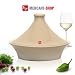 Suchen : 90038 - Tajine aus Steinzeug POTERIE ISABEL 28 x 19 cm